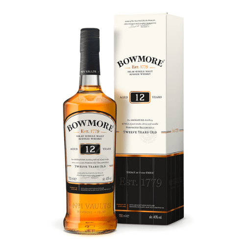 Bowmore 12 Year Old Whisky Bowmore 12 Year Old - bythebottle.co.uk - Buy drinks by the bottle