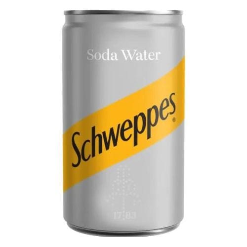 Schweppes Soda Water Travel Cans Mixer Schweppes Soda Water Travel Cans - bythebottle.co.uk - Buy drinks by the bottle