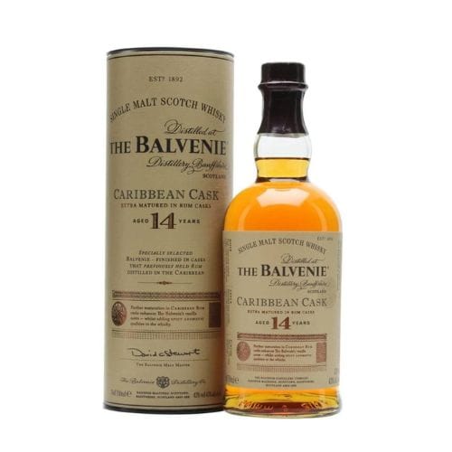 Balvenie 14 Caribbean Cask Whisky Balvenie 14 Caribbean Cask - bythebottle.co.uk - Buy drinks by the bottle