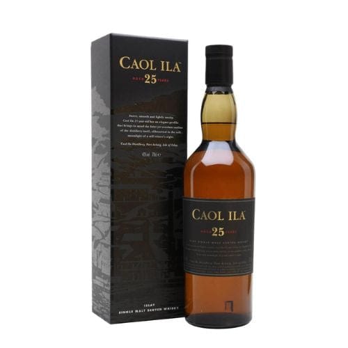 Caol Ila 25 Year Old Whisky Caol Ila 25 Year Old - bythebottle.co.uk - Buy drinks by the bottle