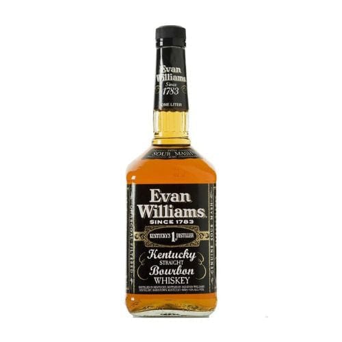 Evan Williams Black Label Bourbon Whisky Evan Williams Black Label Bourbon - bythebottle.co.uk - Buy drinks by the bottle