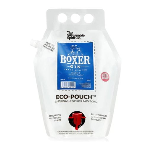 Boxer Gin REFILL POUCH Gin Boxer Gin REFILL POUCH - bythebottle.co.uk - Buy drinks by the bottle