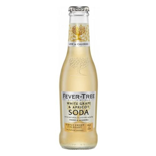 Fever-Tree White Grape & Apricot Soda Mixer Fever-Tree White Grape & Apricot Soda - bythebottle.co.uk - Buy drinks by the bottle