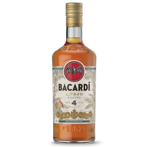 Bacardi Anejo Cuatro Rum Bacardi Anejo Cuatro - bythebottle.co.uk - Buy drinks by the bottle