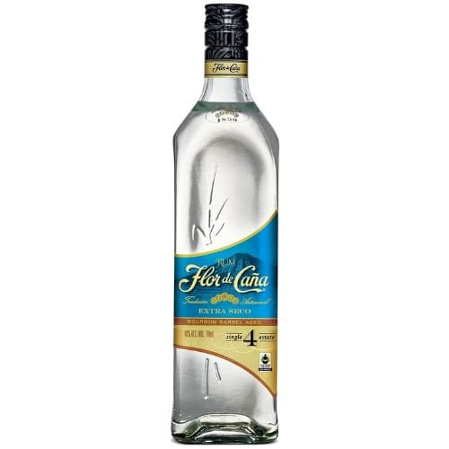 Flor De Cana 4 Year Old Extra Dry White Rum Flor De Cana 4 Year Old Extra Dry White - bythebottle.co.uk - Buy drinks by the bottle