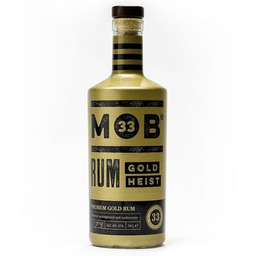 Mob33 Gold Heist Rum Rum Mob33 Gold Heist Rum - bythebottle.co.uk - Buy drinks by the bottle