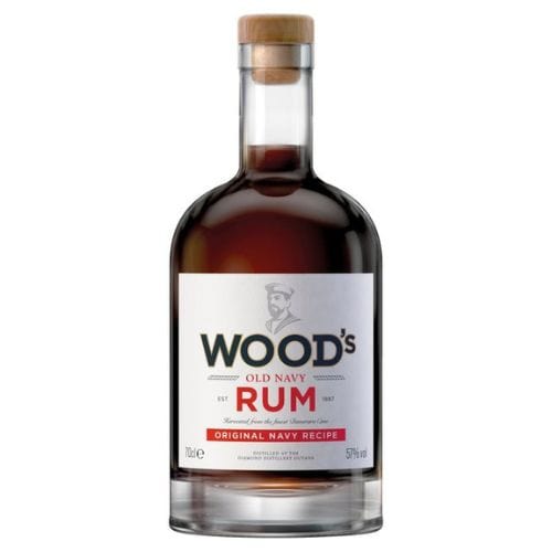 Wood's Old Navy Rum Rum Wood's Old Navy Rum - bythebottle.co.uk - Buy drinks by the bottle