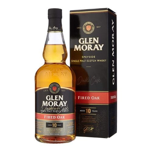 Glen Moray 10 Year Old Fired Oak Whisky Glen Moray 10 Year Old Fired Oak - bythebottle.co.uk - Buy drinks by the bottle