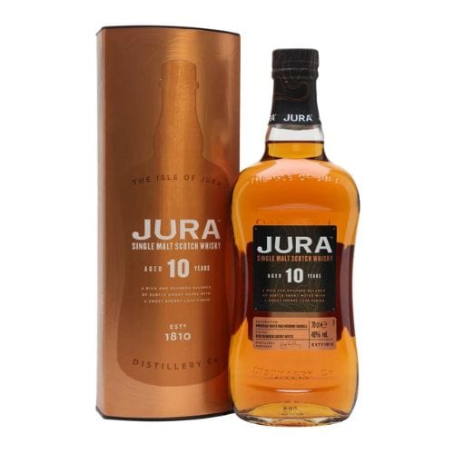 Isle of Jura: 10 Year Old Whisky Isle of Jura: 10 Year Old - bythebottle.co.uk - Buy drinks by the bottle