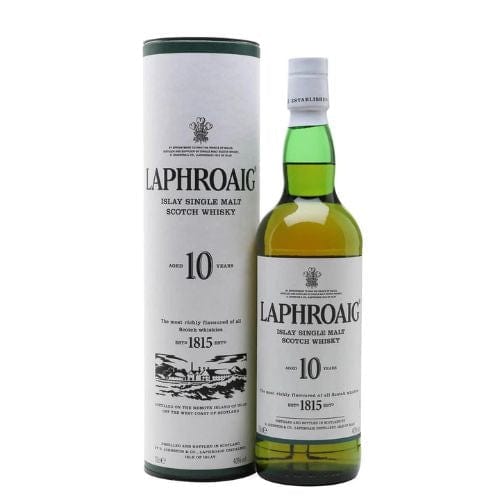 Laphroaig 10 Year Old Whisky Laphroaig 10 Year Old - bythebottle.co.uk - Buy drinks by the bottle