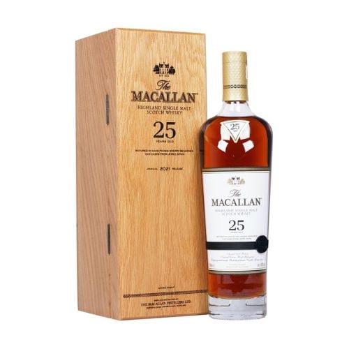 Macallan 25 Year Old Sherry Oak (2021 Release) Whisky Macallan 25 Year Old Sherry Oak (2021 Release) - bythebottle.co.uk - Buy drinks by the bottle